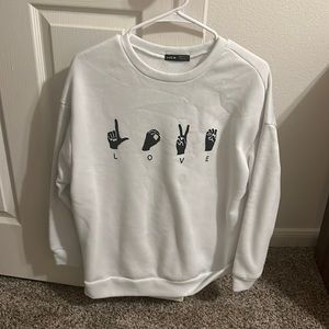 Oversized Love Pullover